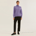 Automne Purple Women's Fashion Fashion Tricoted Top
